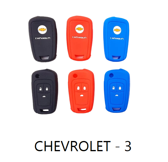 Producto - FUNDA DE SILICONA CUBRE LLAVE CHEVROLET 3