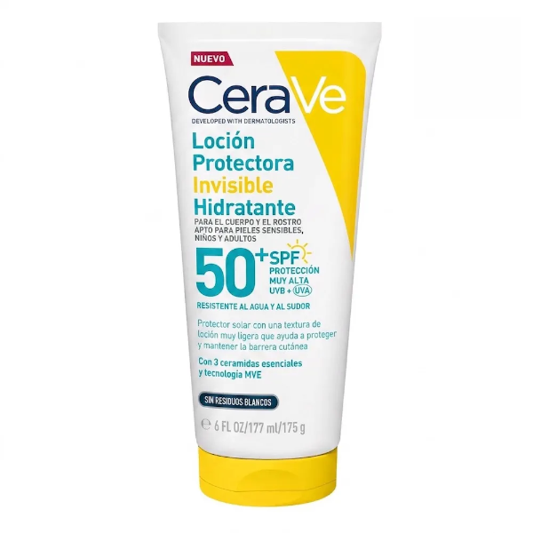 Producto - Protector Solar Corporal CeraVe Loción Hidratante Spf 50+ x 177 ml - 0
