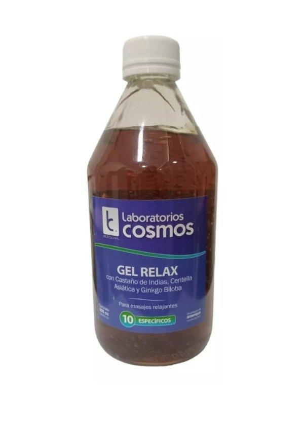 Producto - Gel relax para masajes relajantes / piernas cansadas x 500cc