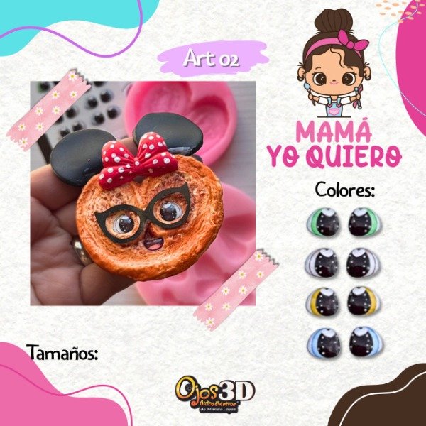 Producto - Ojitos Linea Souvenirs art 02 Mamá yo quiero
