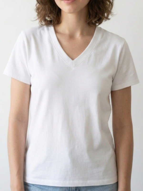 Producto - Manga Corta Cuello V Profundo Rayon Lennox (Art. 6193)
