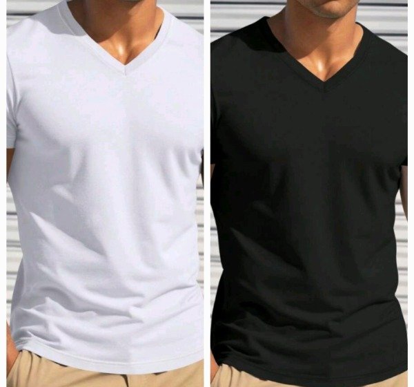 Producto - LINEA BARON Remeras clásicas cuello V