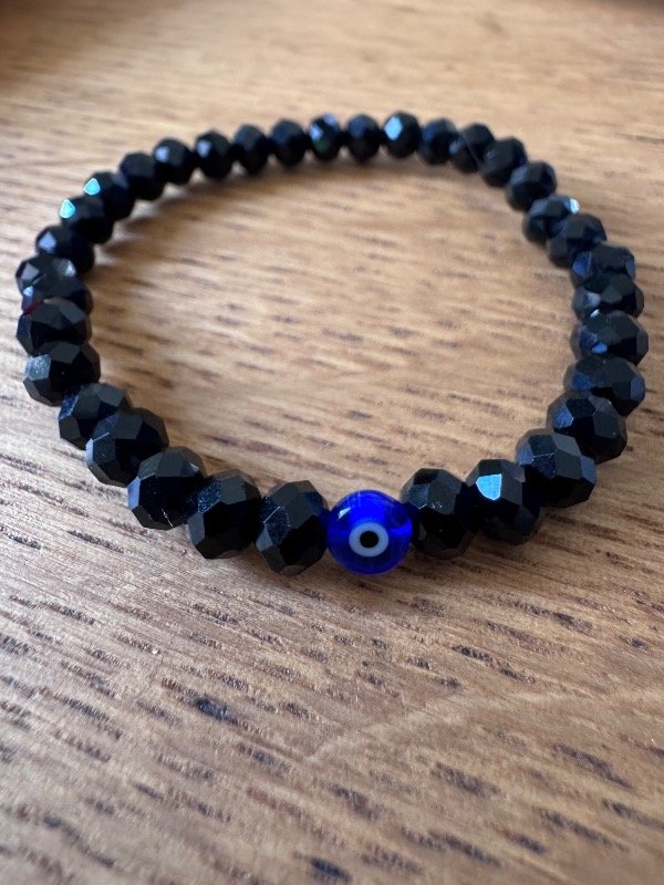Producto - Pulsera con ojito azul y cristales - 0