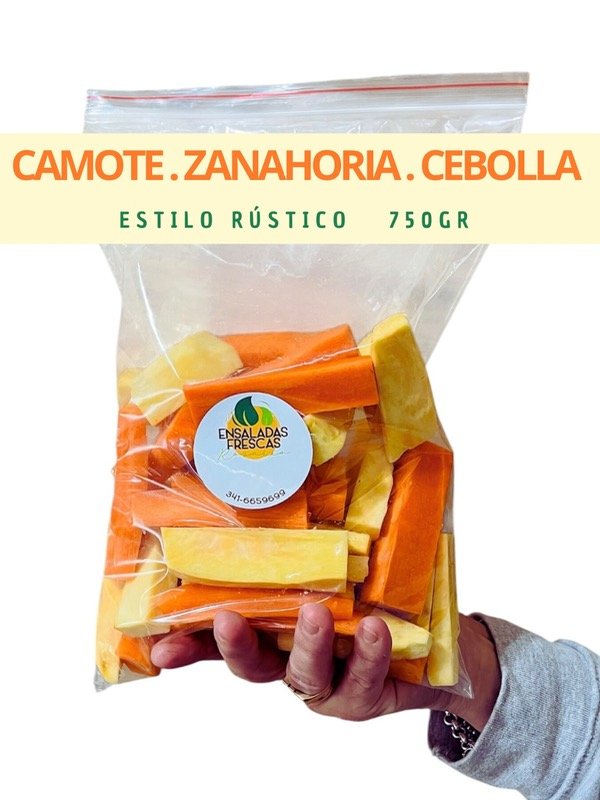 Producto - Zanahoria y batata(camote)estilo rústico 750gr