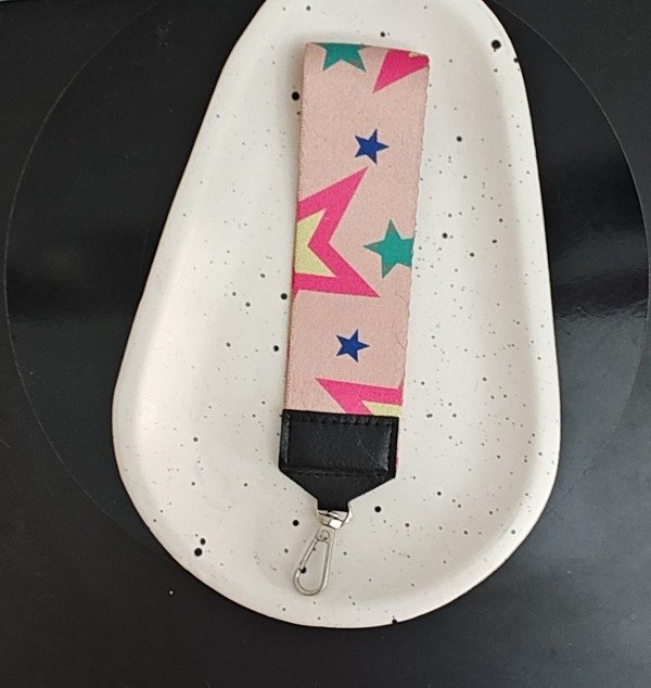 Producto - Llavero cinta Estrellas colores largo