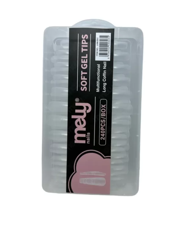 Producto - TIPS SOFT GEL MELY COFFIN MULTILINEAL