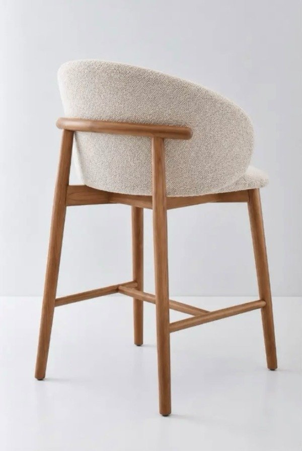 Producto - Banqueta - Silla alta Khira [Natural/Negra] - 3