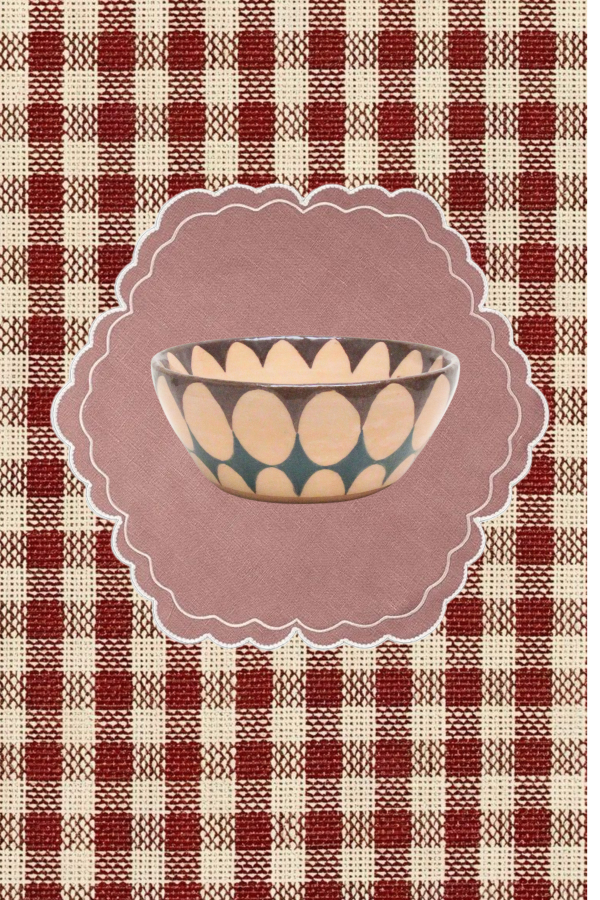 Producto - CUENCO OCRE Y TURQUESA