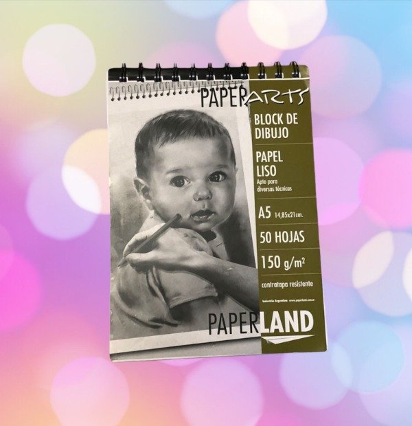Producto - Block de dibujo Paperland A5 150gm