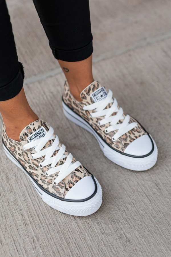 Producto - Converse c/plataforma ESTAMPADA