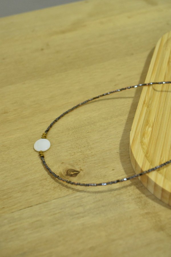 Producto - Collar vidrio y nacar