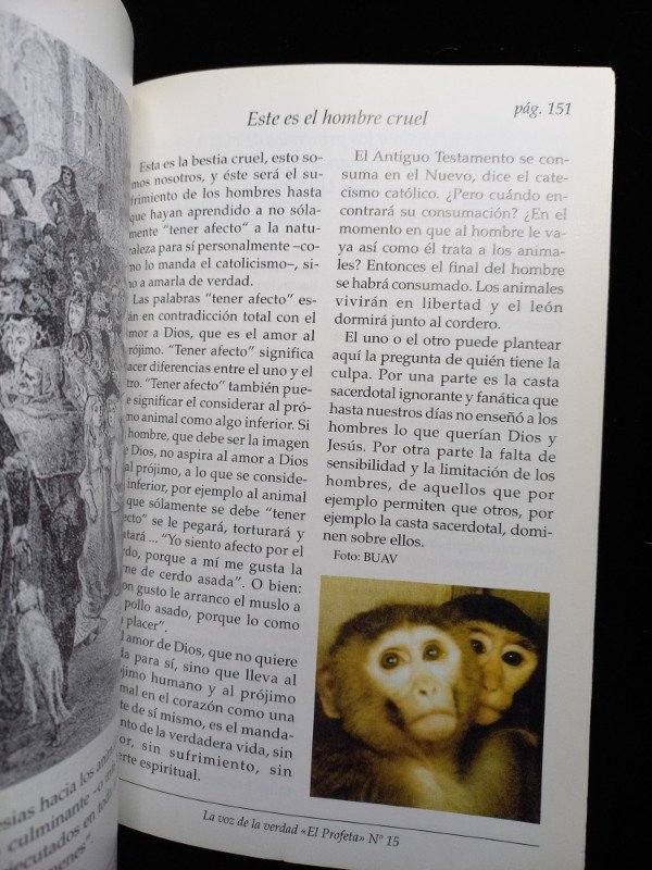 Producto - Los animales claman, el profeta denuncia - derechos animales - 5