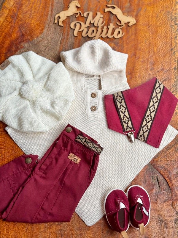 Producto - Poncho de hilo Crudo - 4