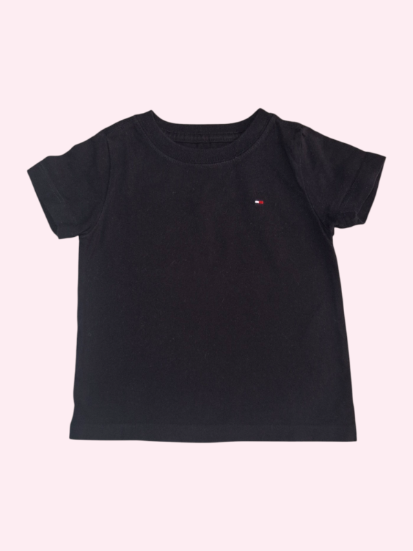 Producto - Remera manga corta negra Tommy 18/24 meses