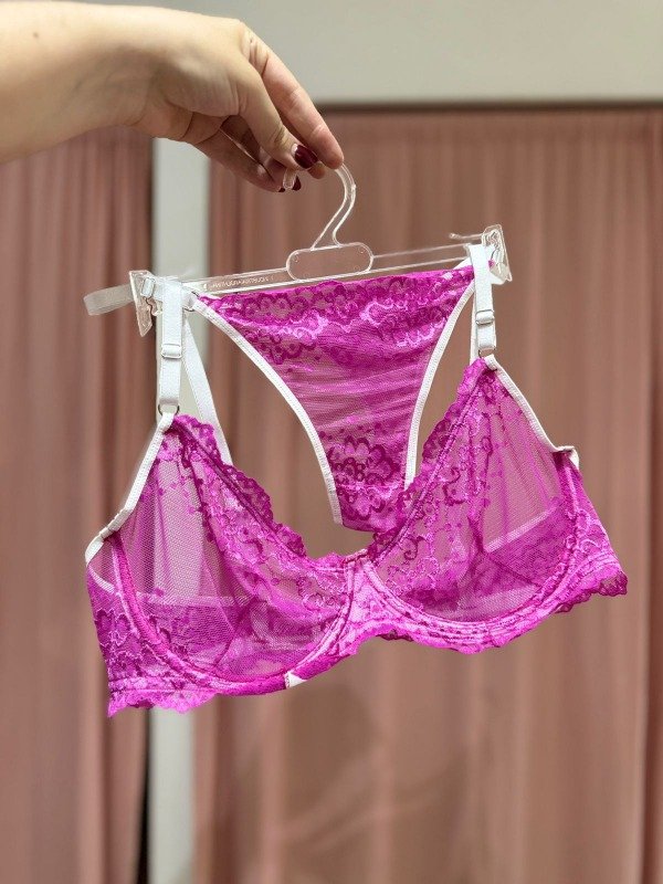 Producto - Cod. 582 - Conjunto de encaje con aro