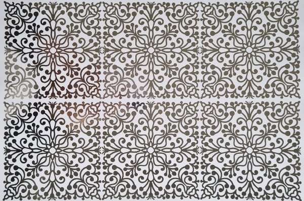 Producto - Fondo blanco foil plateado 59