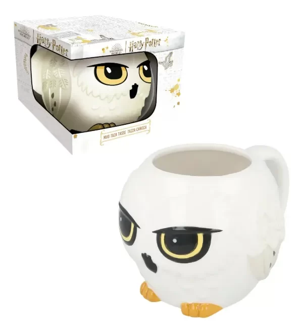 Producto - TAZA DE HARRY POTTER 3D CERAMICA CON CAJA - HEDWIG - 2