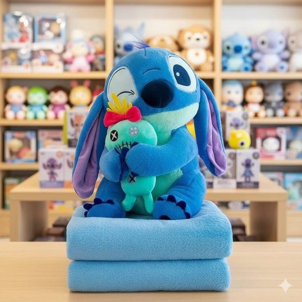 Producto - Peluche con Manta Stitch 40cm CL