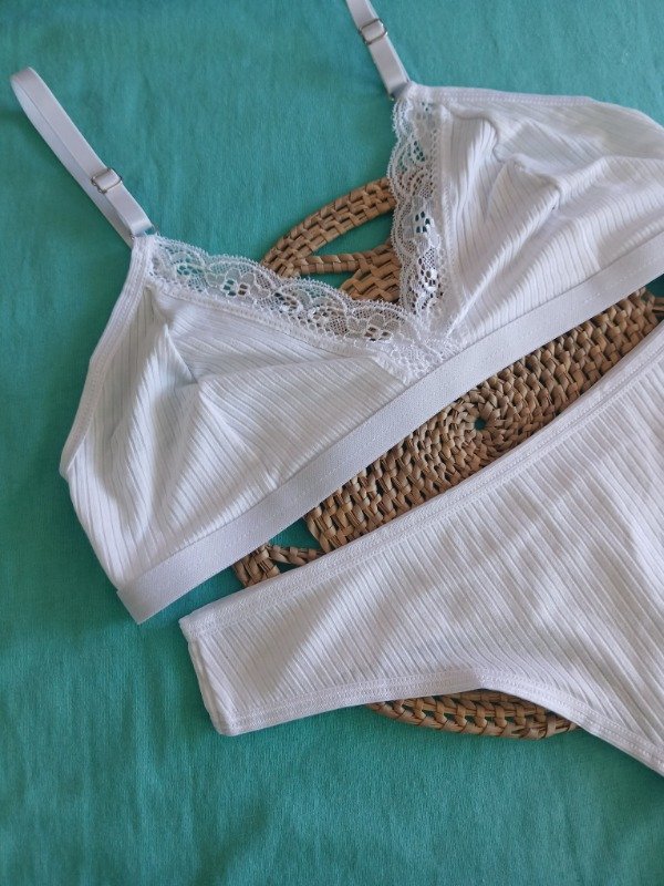 Producto - Conjunto morley sin armar blanco T.90
