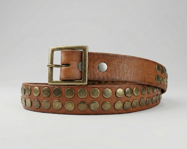 Producto - Cinto con Tachas Doradas