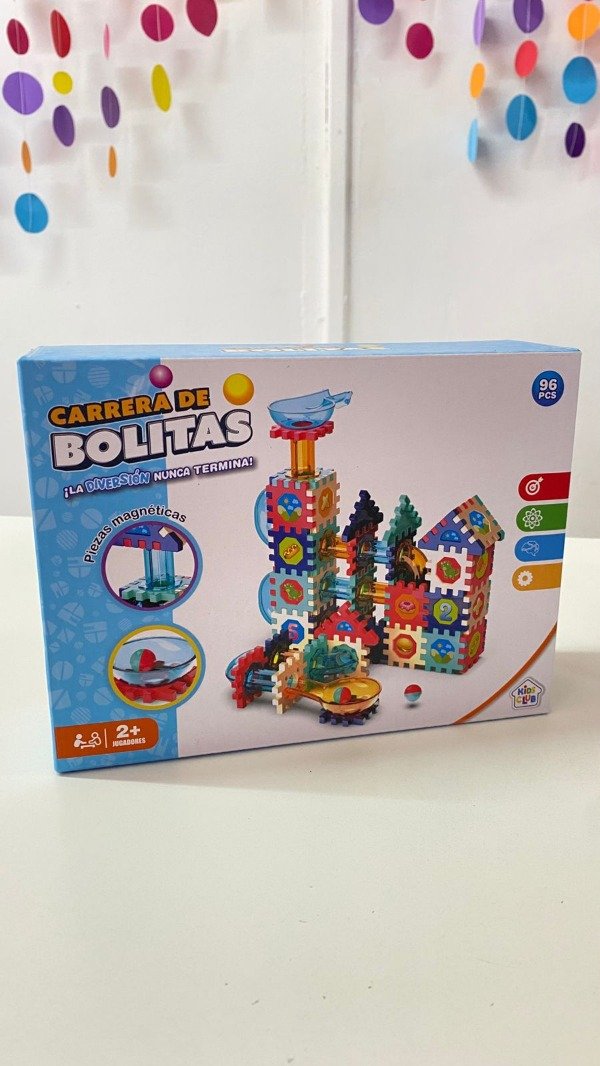Producto - Carrera de bolitas- 96 piezas magnéticas- Wi