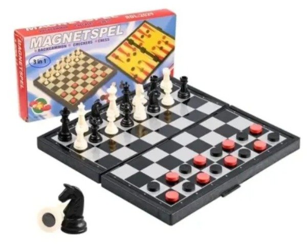 Producto - JUEGO MESA 3EN1 MANGTICO 19X19CM