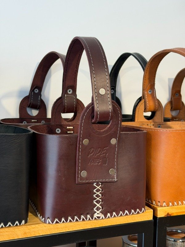 Producto - Canasta Matera Cuero - 3