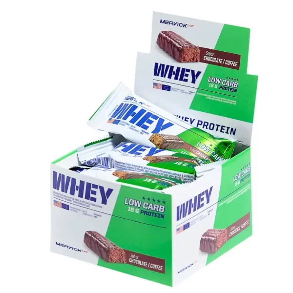 Producto - Barras Low Carb Proteicas x 12 - Mervick