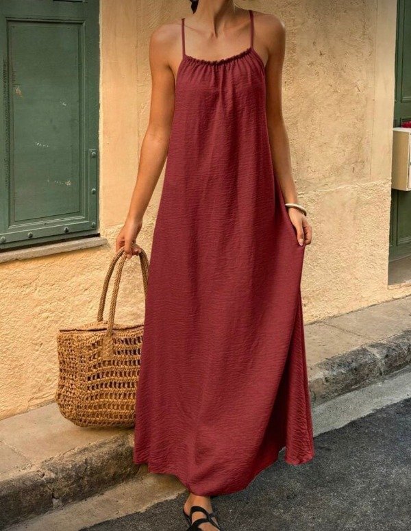 Producto - Vestido bordo