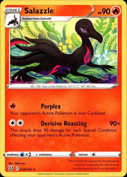 Producto - Salazzle - 028/163 - Battle Styles