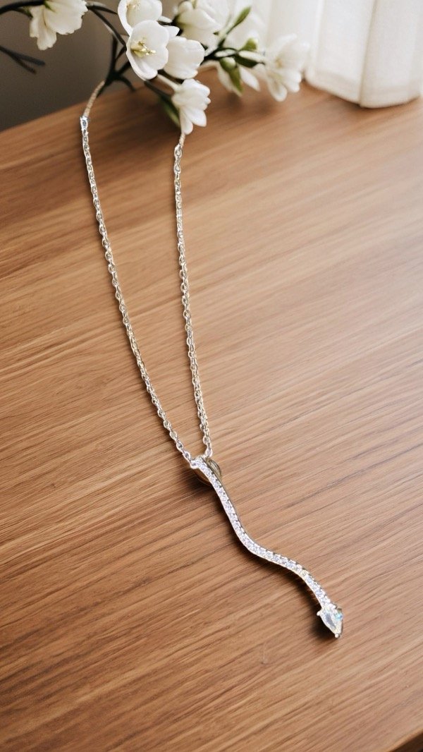 Producto - Cadena con dije incluído laminada en plata C185