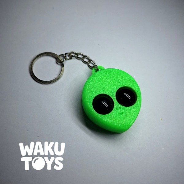 Producto - WAKU LLAVERO ALIEN VERDE