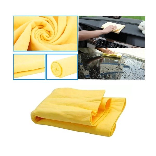 Producto - PAÑO GAMUZA SINTÉTICA CHAMOIS SECADO 32x42 CM