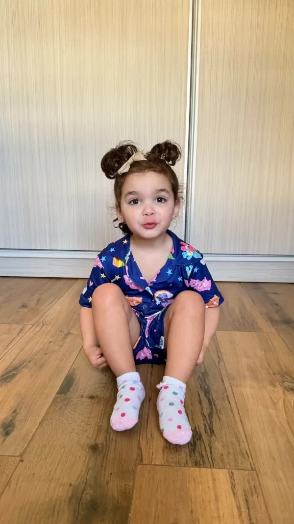 Producto - Camisero Ositos Cariñositos azul manga corta niños - 2