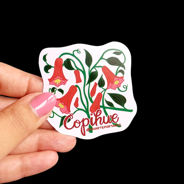 Producto - Sticker Copihue