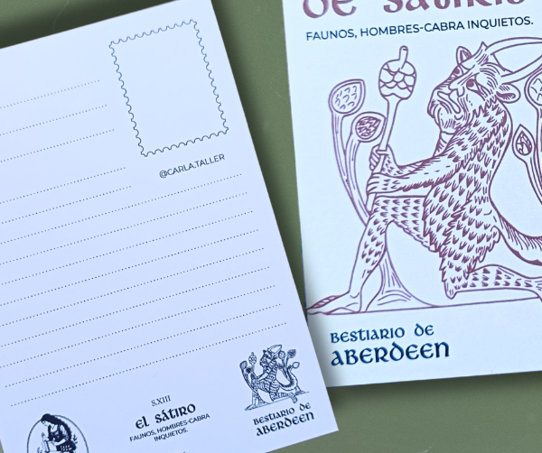 Producto - Postales Bestiario de Aberdeen - 3