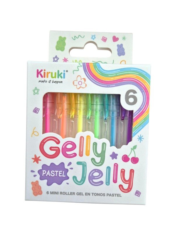 Producto - Bolígrafo Kiruki Mini Roller Gel X6 Surtido - Pastel