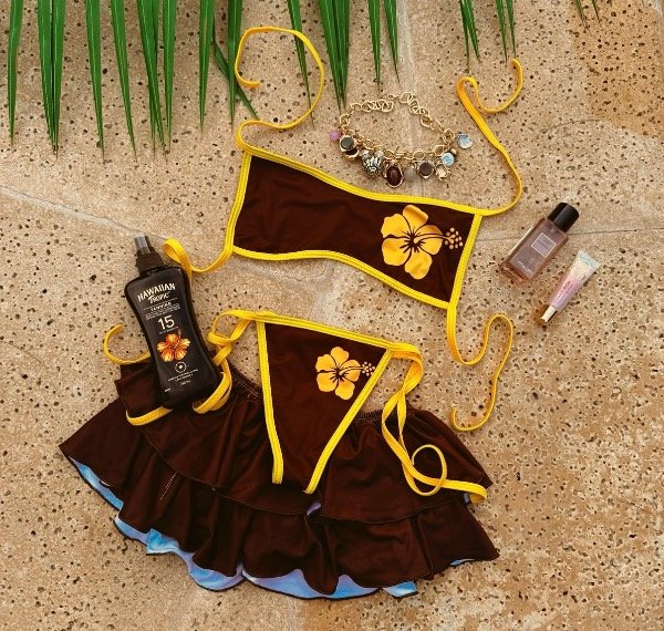 Producto - Trio bikini Ohana marron