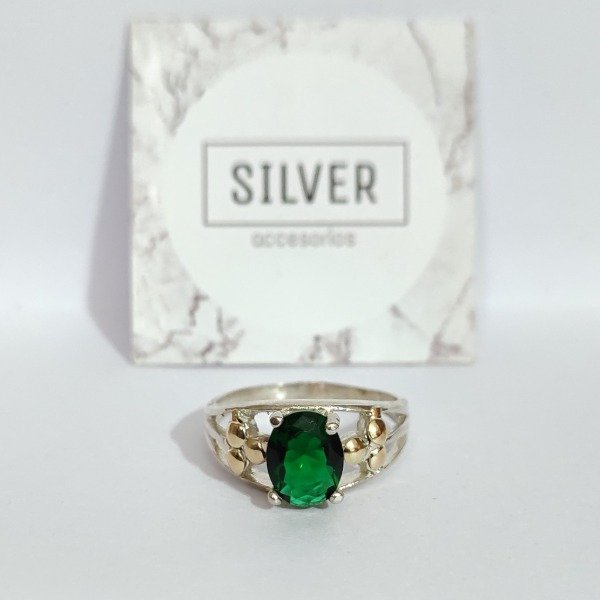 Producto - Anillo Lara Esmeralda t18 PyO