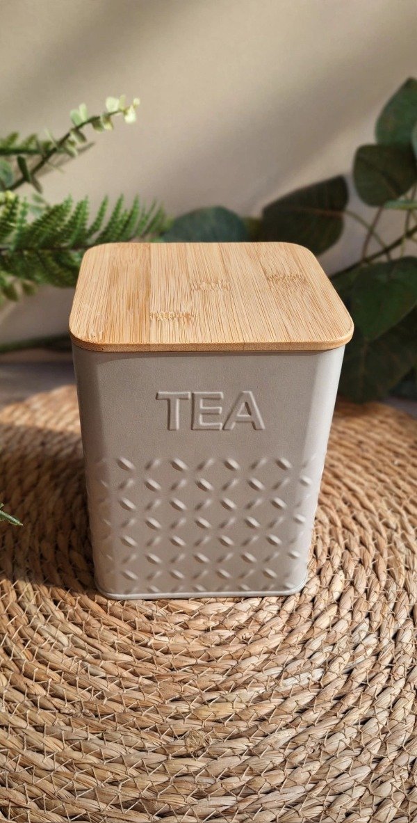Producto - LATA CUADRADA TAPA BAMBOO GREY TEA - 0