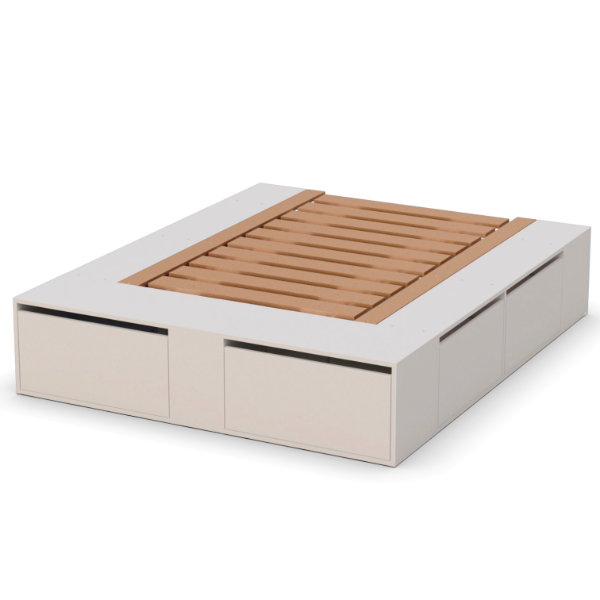 Producto - Cama Box Extensible (1.40/1.60 x 2.00 m) Blanca