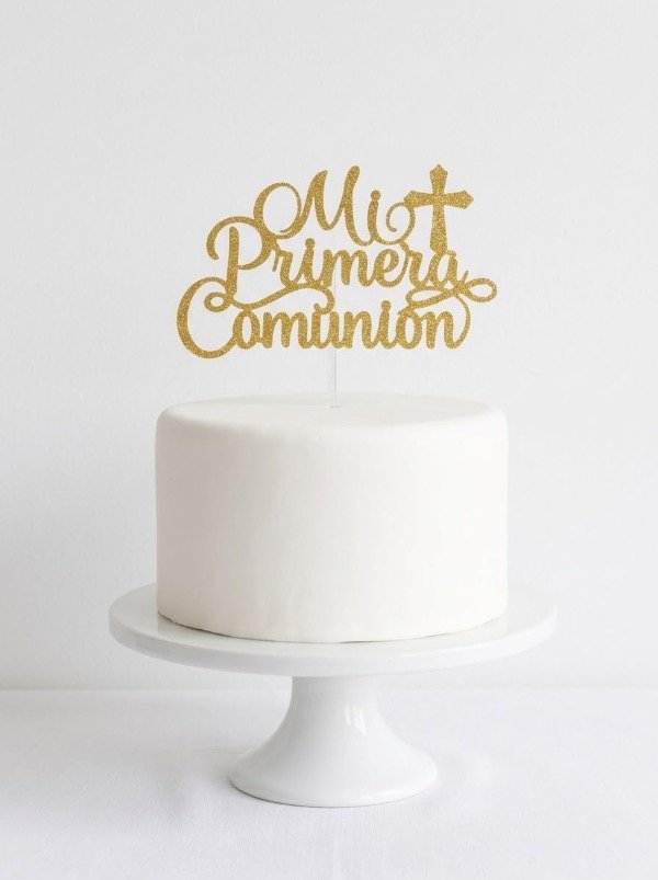 Producto - Topper gibré Comunión Confirmación - 0