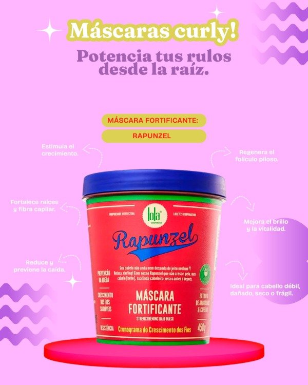 Producto - Mascarilla fortificante anticaida rapunzel