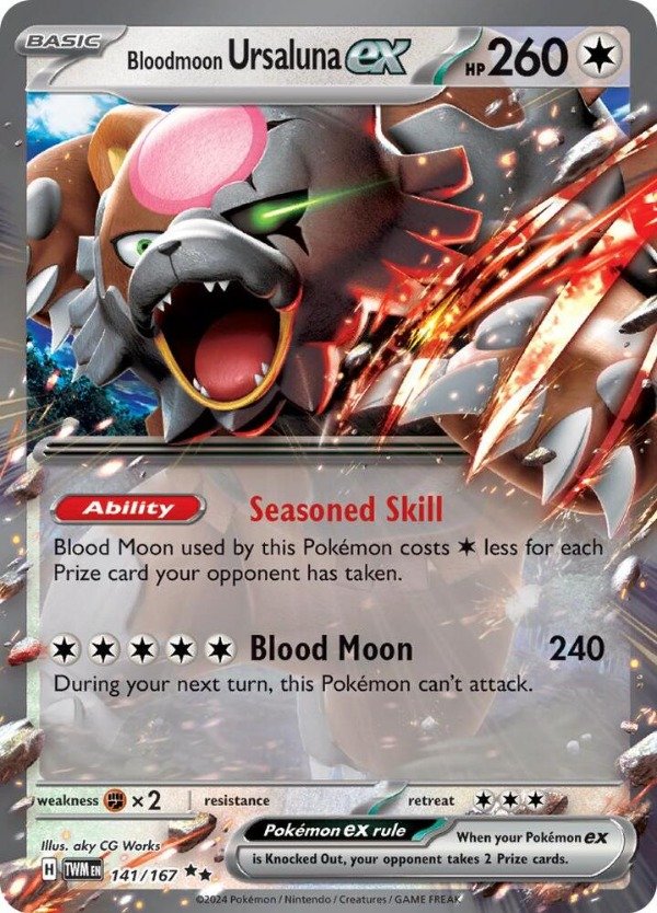 Producto - Bloodmoon Ursaluna ex - 141/167