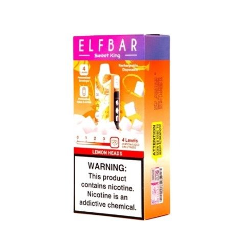 Producto - ElfBar Sweet King 40.000 Puff Lemon Heads