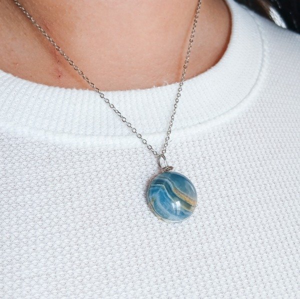 Producto - Collar de Onix Cielo (A)