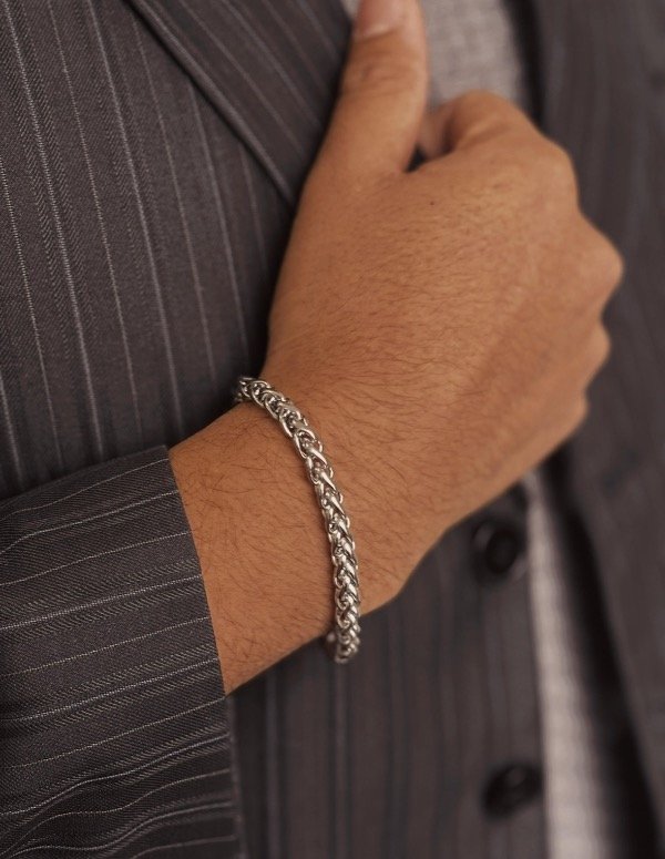 Producto - PULSERA SABBAT SILVER - ACERO QUIRÚRGICO