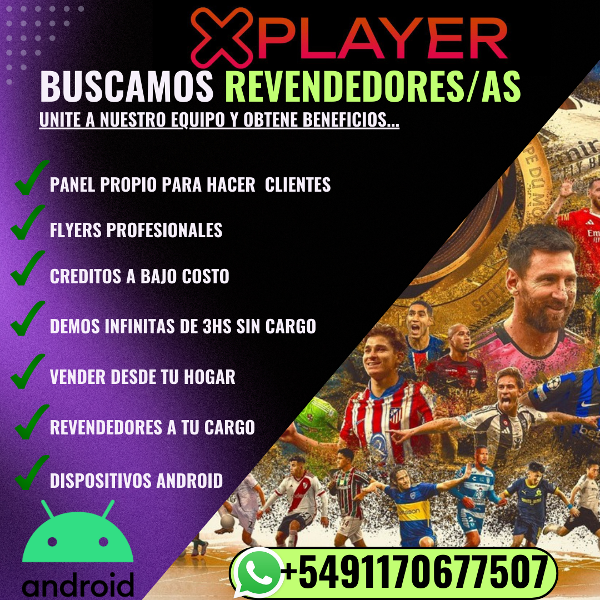 Producto - REVENDER X-PLAYER