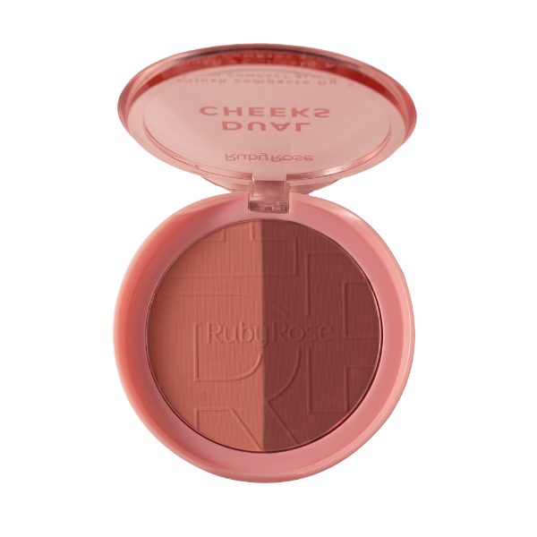 Producto - Rubor Dual Cheeks Ruby Rose - tono ivory y bronze