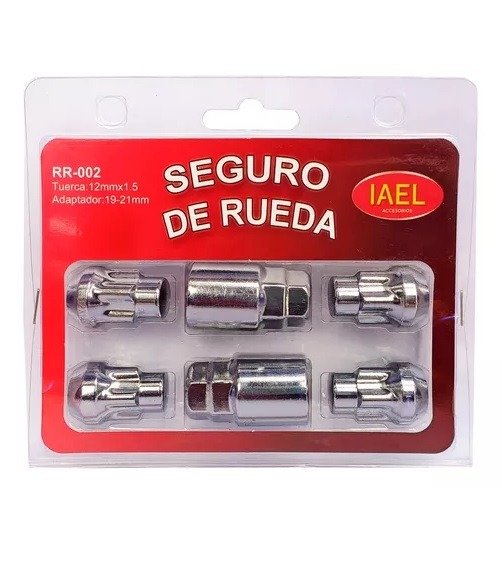 Producto - TUERCA ANTIRROBO PREMIUM FORD TOYOTA HONDA DODGE CHEVROLET Chrysler